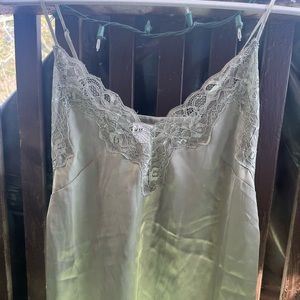 Silk Laced Spaghetti Strap